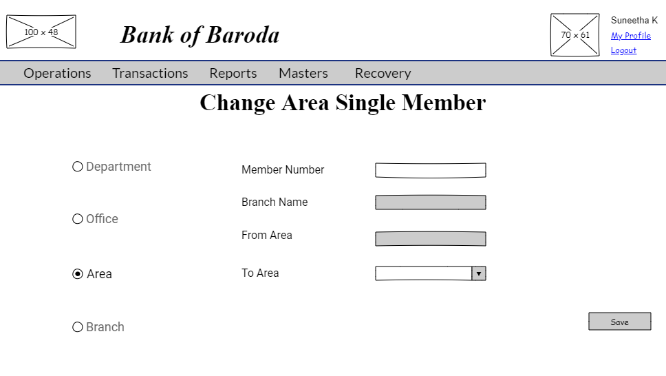 Change Area To Single Create