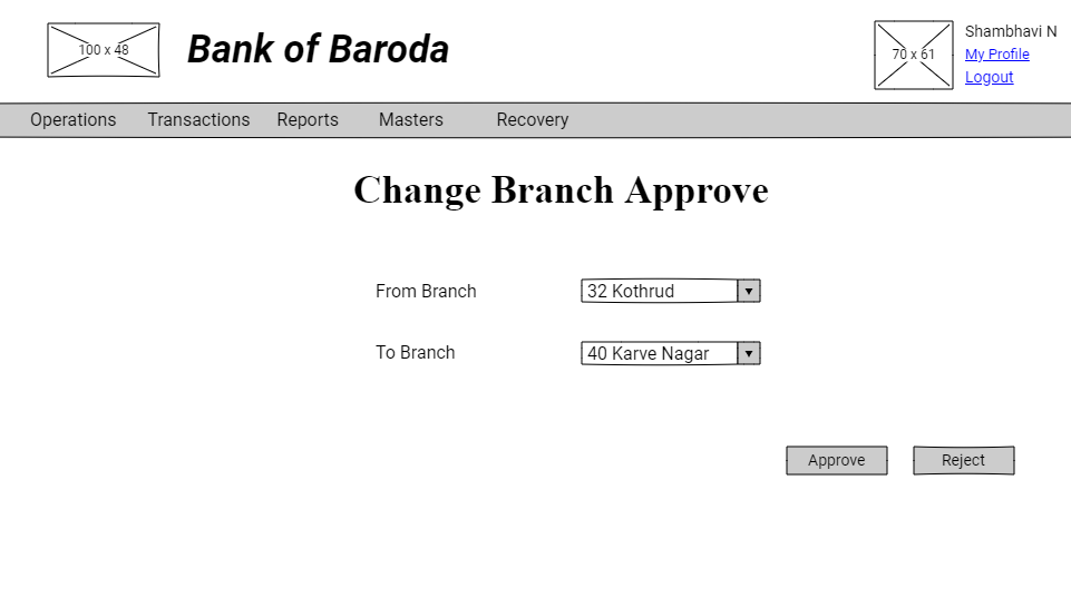 Change Branch To Branch Approve