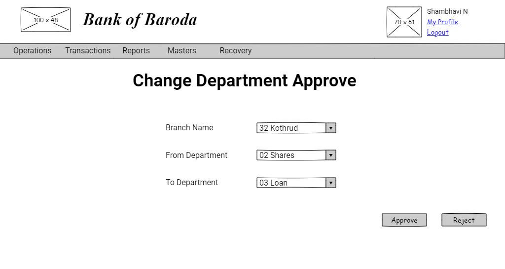 Change Department To Department Approve