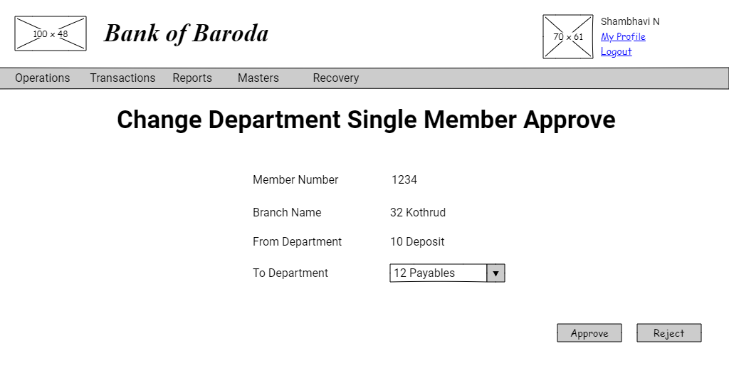 Change Department To Single Approve