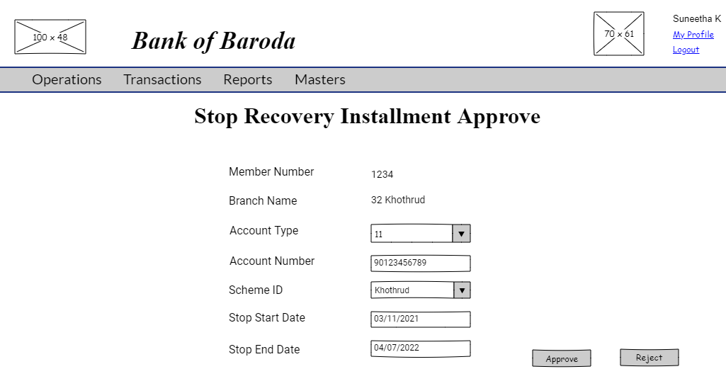 Stop Recovery Installment Approve