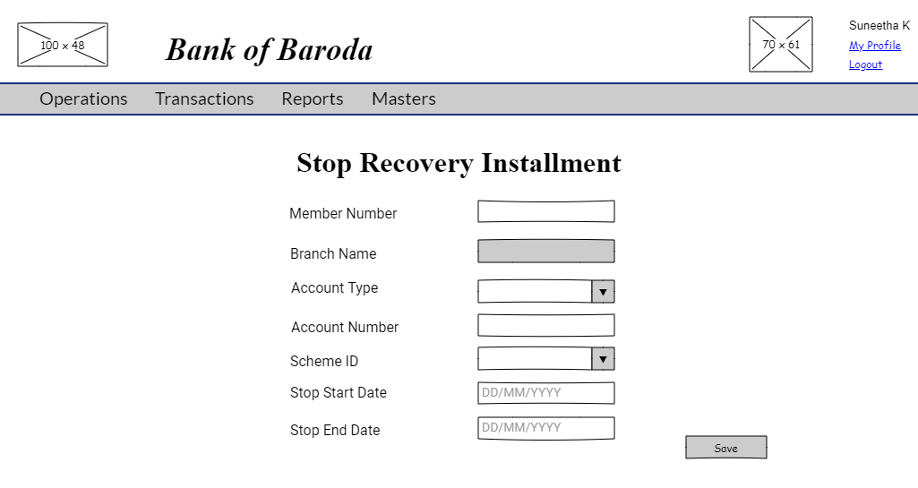 Stop Recovery Installment Create